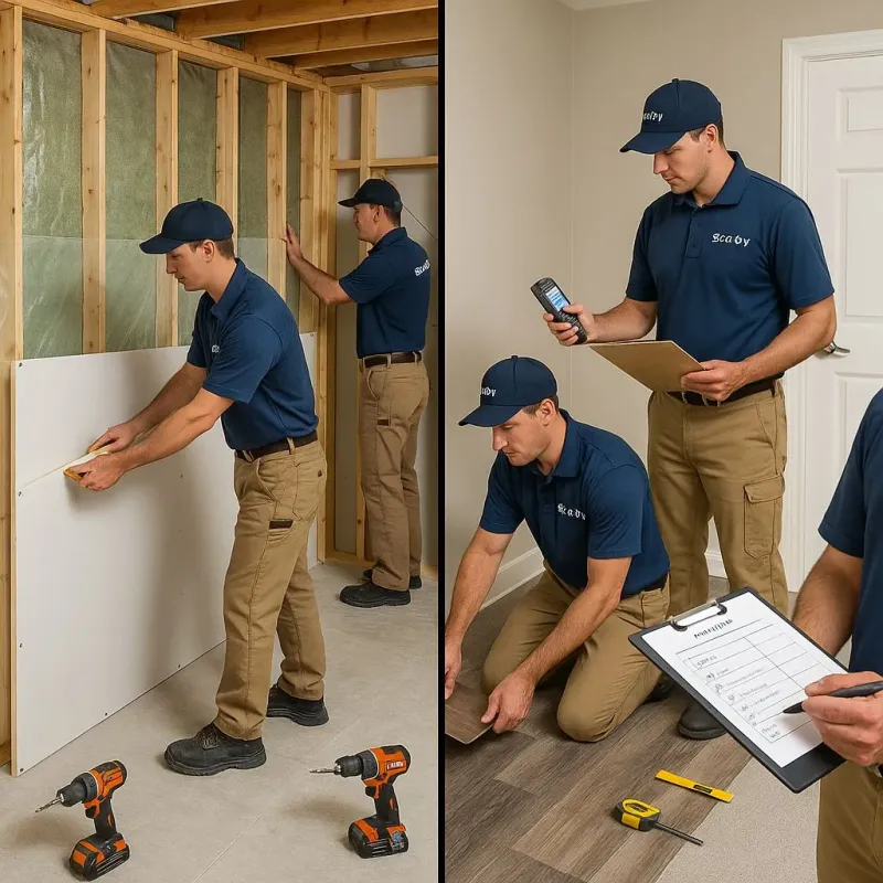 Repairs and Reconstruction process in South Jordan, UT